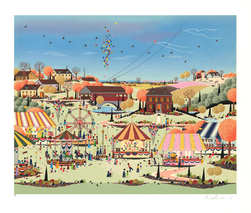 County Fair by Nicky Watanabe Wall Art Décor 28 1/2 x 34 Art Print