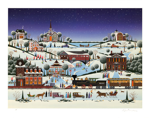 Framed December 24th by Nicky Watanabe | 29 3/8 x 37 3/8