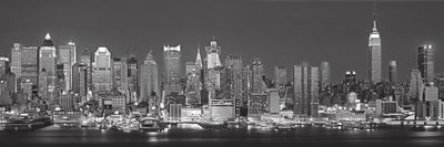 New York: The Silver City by Anon Wall Art Décor 12 x 36 Art Print