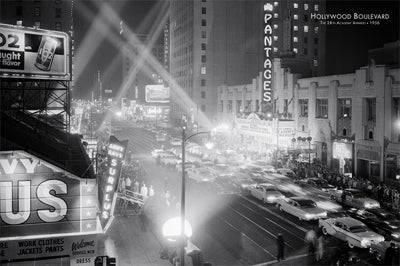 Hollywood Boulevard by Anon Wall Art Décor 24 x 36 Art Print