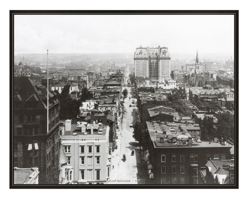 Framed Hotel Belvedere, Baltimore, 1907 16 x 20
