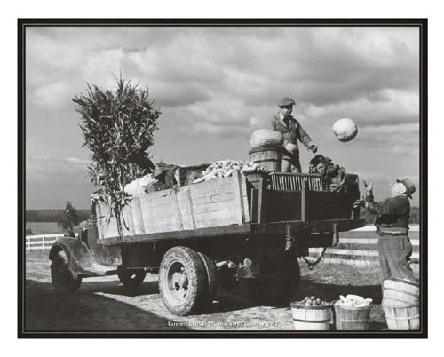Framed Farmers Market, Montgomery County, Maryland, 1942 