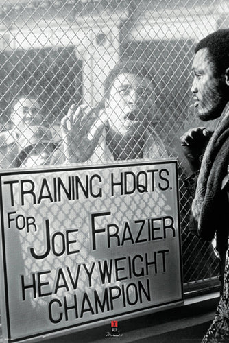 Framed Muhammad Ali: Joe Frazier Window Taunt 36 x 24
