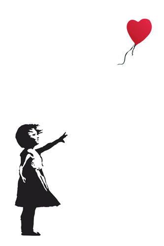 Framed Balloon Girl by Banksy | 36 x 24