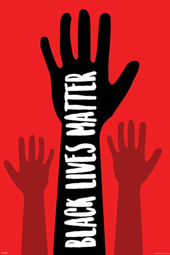Black Lives Matter Red Art Print - Empowering Wall Art Decor by Anonymous