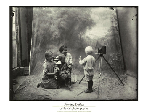 Framed Photographer's Son, Alphonse II, 1920 by Armand Deriaz