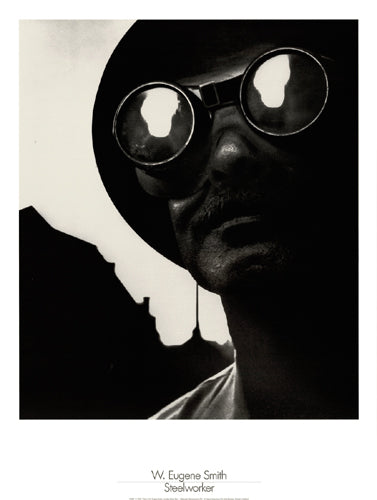 Framed Steelworker, Pittsburgh, 1955 by W. Eugene Smith | 31 1/2 x 23 5/8 ...