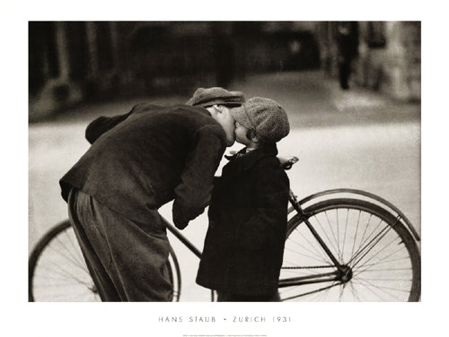 In Front of the Kindergarten, Zurich, 1931 by Hans Staub Wall Art Décor 23 5/8 x 31 1/2 Art Print