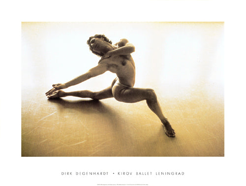 Framed Edlar Alijew, danseur Kirov Ballet Leningrad by Dirk Degenhardt