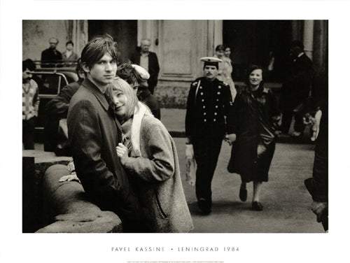 Framed Tendresse, Leningrad, 1984 by Pavel Kassine | 23 5/8 x 31 1/2 Art P...