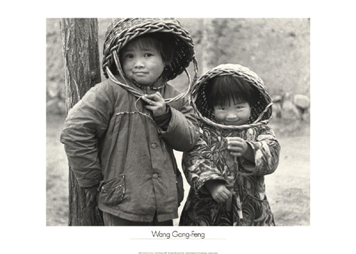 Framed An Hui Province, China, 1983 by Wang Gang-Feng | 19 3/4 x 27 5/8 Ar...