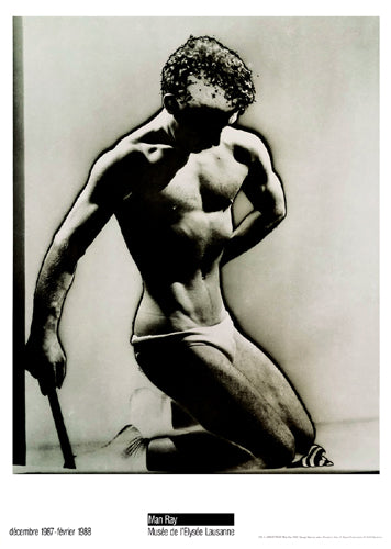 Male Figure Study, 1933 by Man Ray Wall Art Décor 27 5/8 x 19 ¾ Art Print