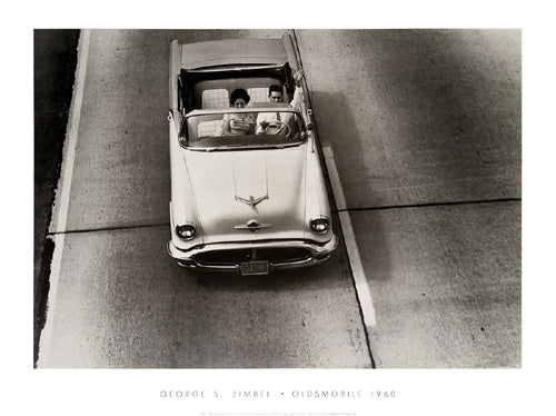 Framed Oldsmobile, Westchester County, NY, 1960 by George S. Zimbel