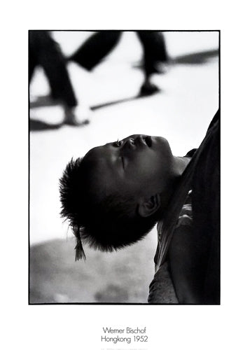 Framed Refugee Child, Hong Kong, 1952 by Werner Bischof | 27 ½ x 19 ¾ Art ...