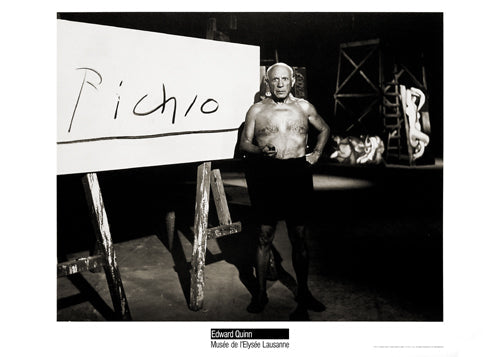 Framed Signature of Picasso, 1965 by Edward Quinn | 19 ¾ x 27 5/8