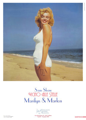 Framed Marilyn Monroe, Amagansett, NY, 1957 (Marilyn & Marlon Exhibition P...