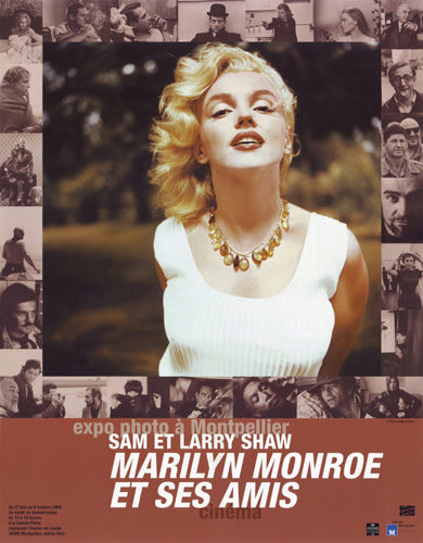 Framed Marilyn Monroe and Her Friends (Exhibition Poster, 2004) by Sam Shaw