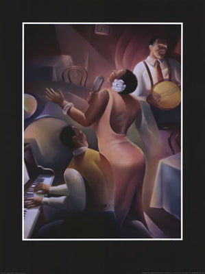 Billie Holiday by Jesse Reisch Wall Art Décor 24 x 18 Art Print