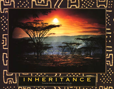Framed Inheritance: Kenya 22 x 28