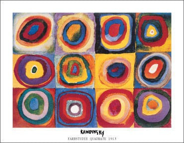 Farbstudie Quadrate, 1913 by Wassily Kandinsky Wall Art Décor 11 x 14 Art Print