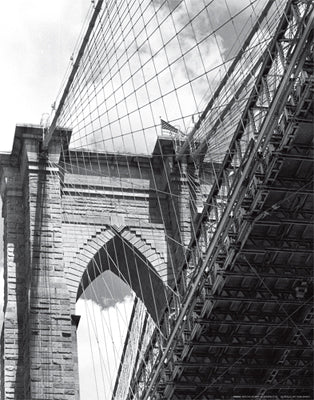 Under the Brooklyn Bridge by Phil Maier Wall Art Décor 14 x 11 Art Print