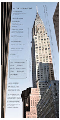 Framed Chrysler Building Architecture by Phil Maier | 24 7/8 x 12 3/8 Art ...