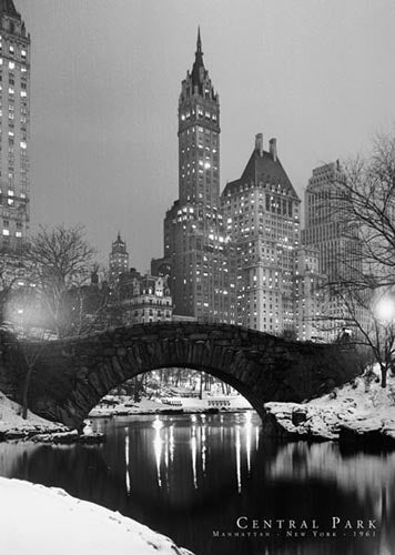 Central Park, 1961 by Anon Wall Art Décor 34 x 24 Art Print