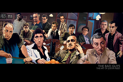 The Bad Guys by Justin Reed Wall Art Décor 24 x 36 Art Print