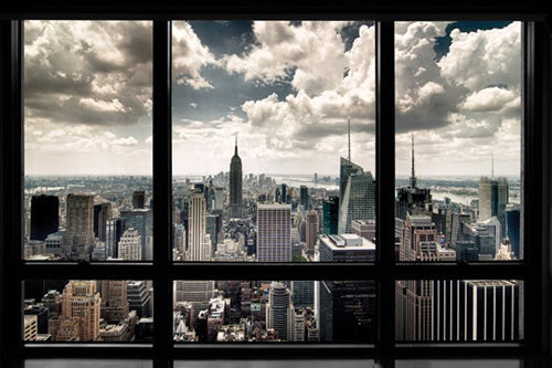 Framed New York Window by Steve Kelley | 24 x 36