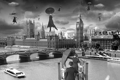 Blown Away by Thomas Barbey Wall Art Décor 24 x 36 Art Print