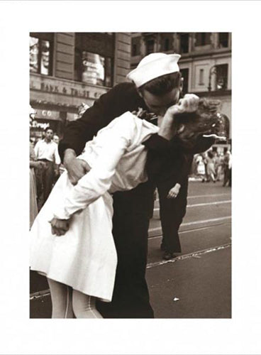 Framed Kissing the War Goodbye by Victor Jorgensen | 32 x 24