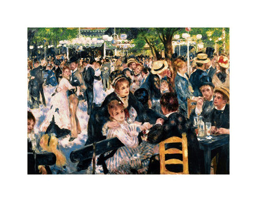 Framed Le Moulin de la Galette by Pierre-Auguste Renoir | 11 x 14