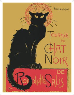 Tournee du Chat Noir by Theophile Alexandre Steinlen Wall Art Décor 14 x 11 Art Print