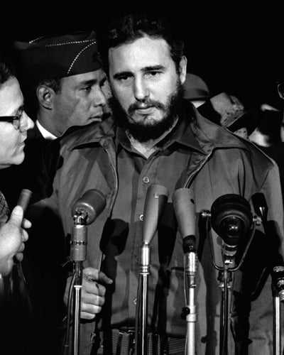 Framed Fidel Castro, Washington DC, 1959 by McMahan Photo Archive