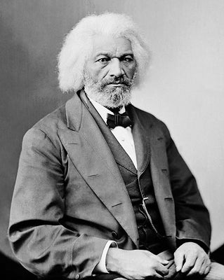 Framed Frederick Douglass, c. 1865-80 by McMahan Photo Archive