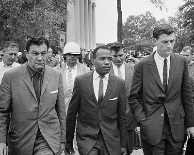 Framed James Meredith, First African American Student at University of Mis...