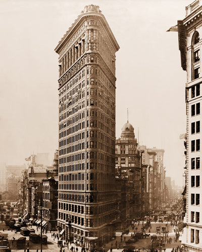Flatiron Building, 1910 by McMahan Photo Archive Wall Art Décor 10 x 8 Art Print