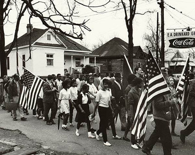 Framed Selma to Montgomery Civil Rights March, Alabama, 1965 by McMahan Ph...