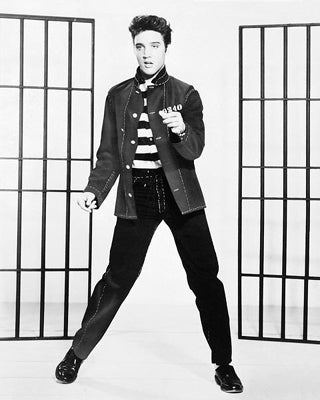 Framed Elvis Presley, Jailhouse Rock, 1957 by McMahan Photo Archive