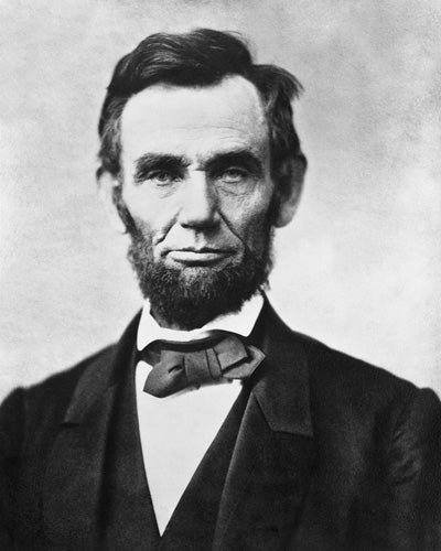 Framed President Abraham Lincoln Portrait, 1863 by McMahan Photo Archive