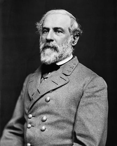 Framed Civil War General Robert E. Lee by McMahan Photo Archive
