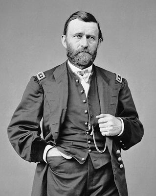 Framed Civil War Union General Ulysses S. Grant Portrait by McMahan Photo ...