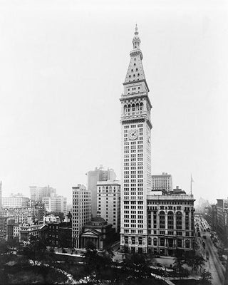 Framed Metropolitan Life Building, NYC, 1911 by McMahan Photo Archive
