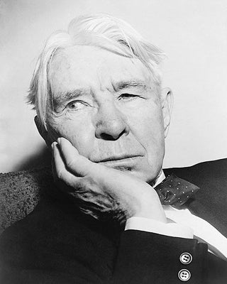 Framed Writer Carl Sandburg Portrait, 1955 by McMahan Photo Archive