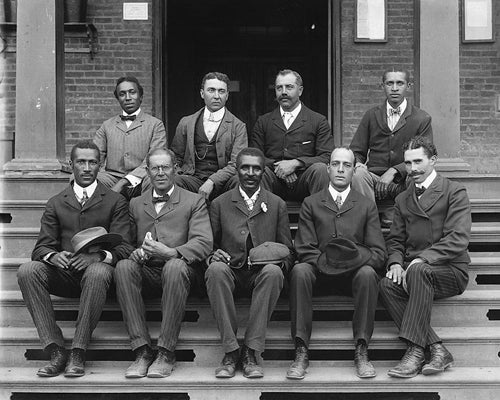 Framed George Washington Carver & Staff Portrait, 1902 by McMahan Photo Ar...