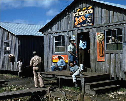 Negro Juke Joint, Belle Glade, Florida, 1941 by McMahan Photo Archive Wall Art Décor 8 x 10 Art Print