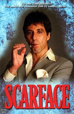 Art Print Scarface, Tony Montana Wall Art Décor 20 x 1...
