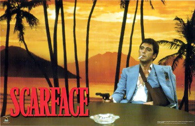 Scarface, Sunset by Anon Wall Art Décor 16 x 20 inch Art Print