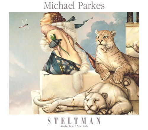 Framed Deva by Michael Parkes | 27 ½ x 31 3/8