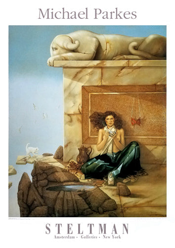 Framed The Mask by Michael Parkes | 33 3/8 x 23 5/8